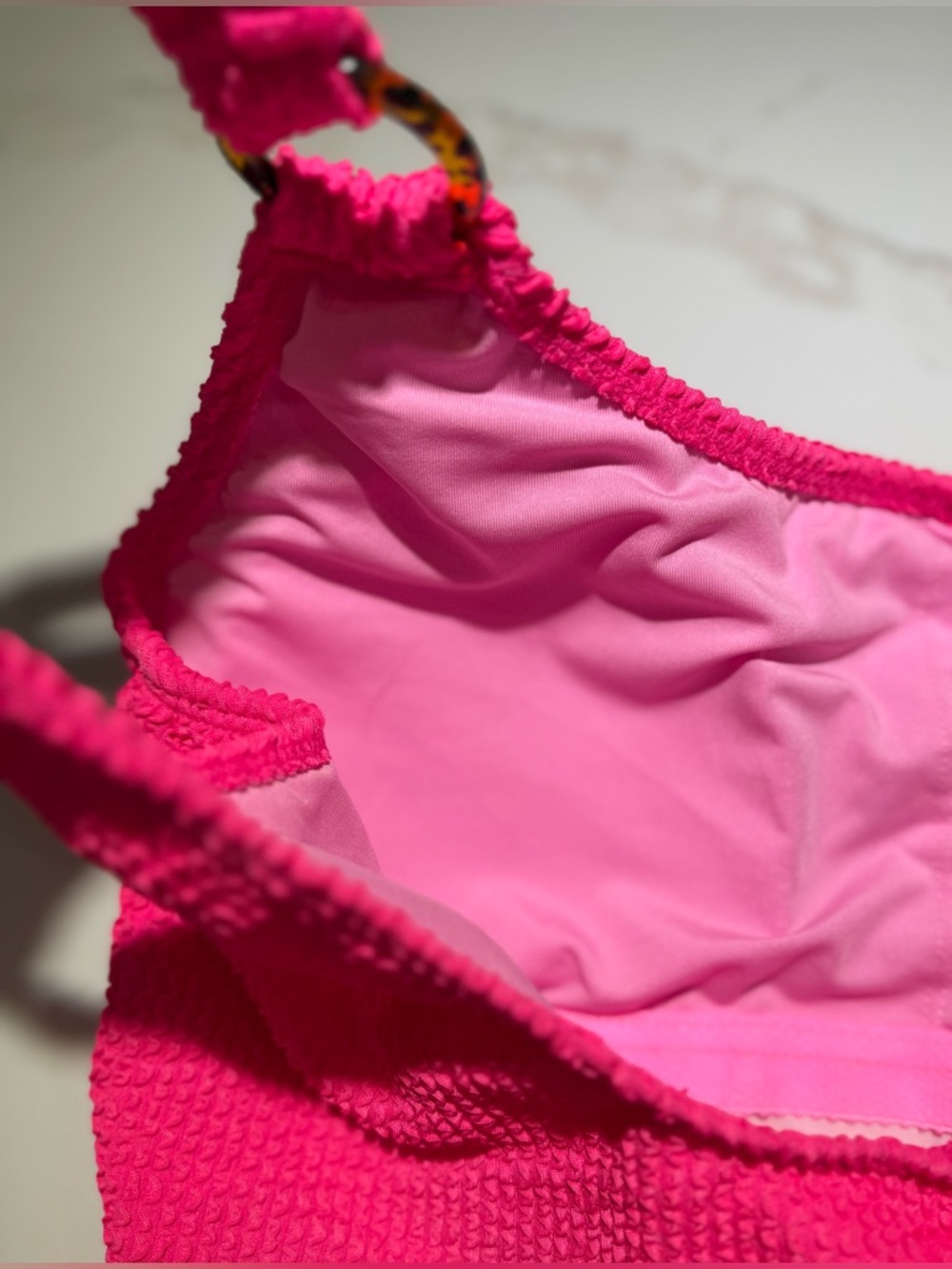HOT PInk Swim Suit, One Piece, Size:L - Picture 8 of 8